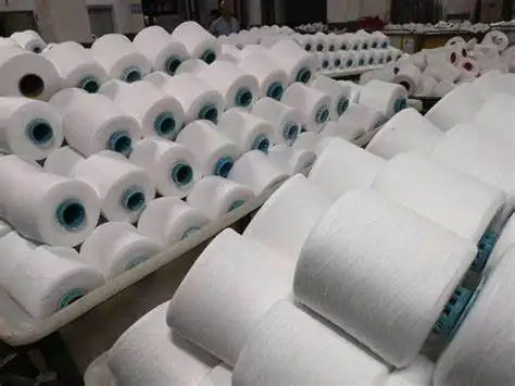 100% полиэстер полутусклый сим DTY 75D/72F белая трикотажная футболка текстильная нить