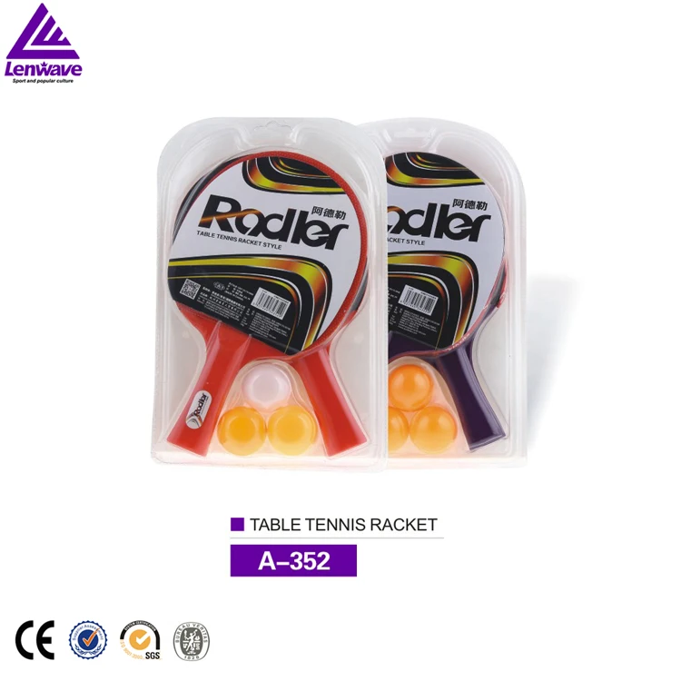 Factory custom provided professional table tennis racket,2 racket 3 balls ping pong paddles set for Indoor & Outdoor Games