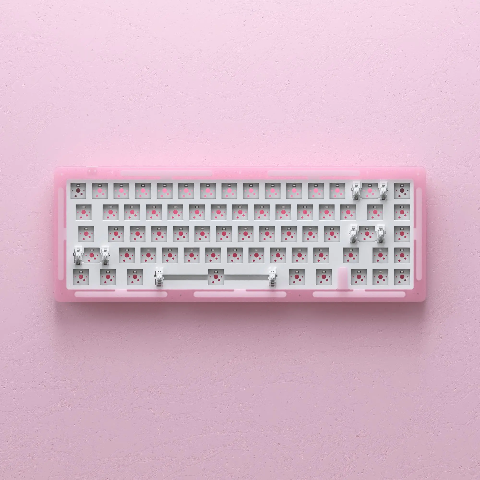 AKKO ACR67 65% 67 клавиш DIY Hotswap механическая клавиатура с акриловым уплотнением акриловый многослойный корпус