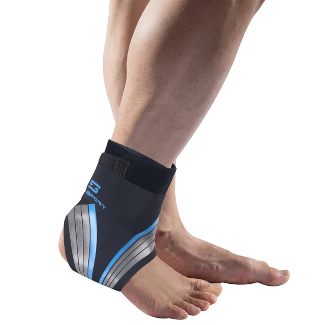 Легкий компрессионный фиксатор голеностопа, регулируемый фиксатор голеностопа для бега, тренировок, растяжения