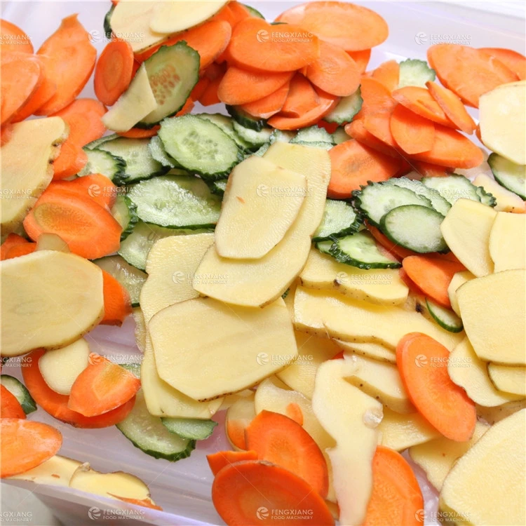 FENGXIANG Commercial Vegetable Potato Papaya Coconut Ginger Taro Chips Cutting Slicing Machine