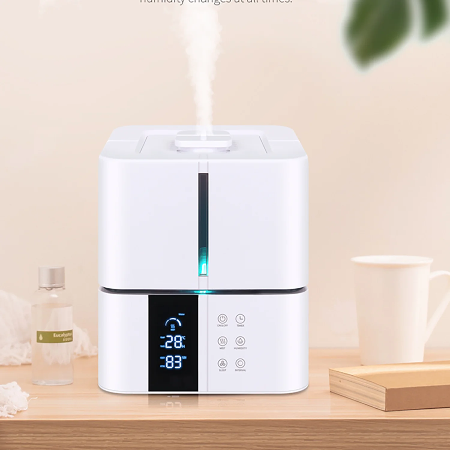Cheap Price Home Appliance light Up Ultrasonic Mist Umidificador Air Humidifier 6L