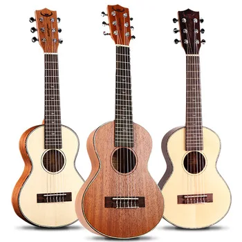 Minsine D28MMG высокое качество и заводская цена оптовая продажа 28 дюймов 6 струн акустическая мини-гитара guitalele электрогитара