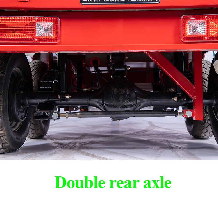
Double Rear Axle Electric Tricycle Vehicle Heavy Loading Cargo Tricycle 