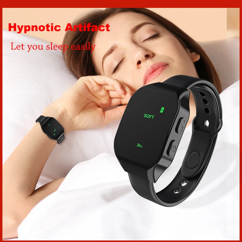 Microcurrent Technology Sleep Aid Machine Handheld Insomnia Relief Device Wristband Sleep Aid watch for Adults Good Sleep
