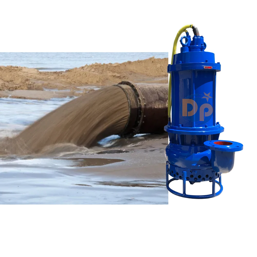 Large Industrial Electric Sand Submersible Slurry Pumps Vertical Slurry Pump