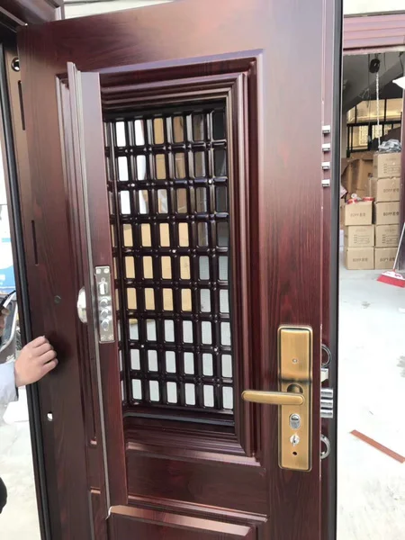 Premium luxury design exterior steel security entrance Metal main door