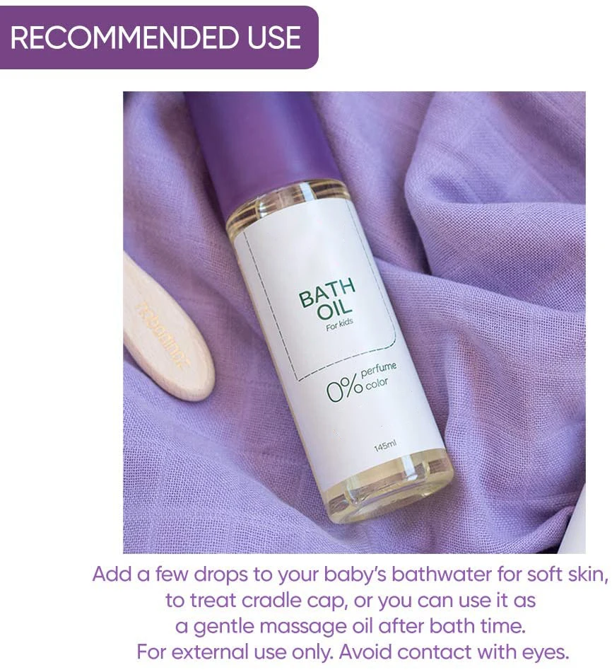 OEM/ODM Baby Bath Oil Skin Care Organic Moisturizing Massage