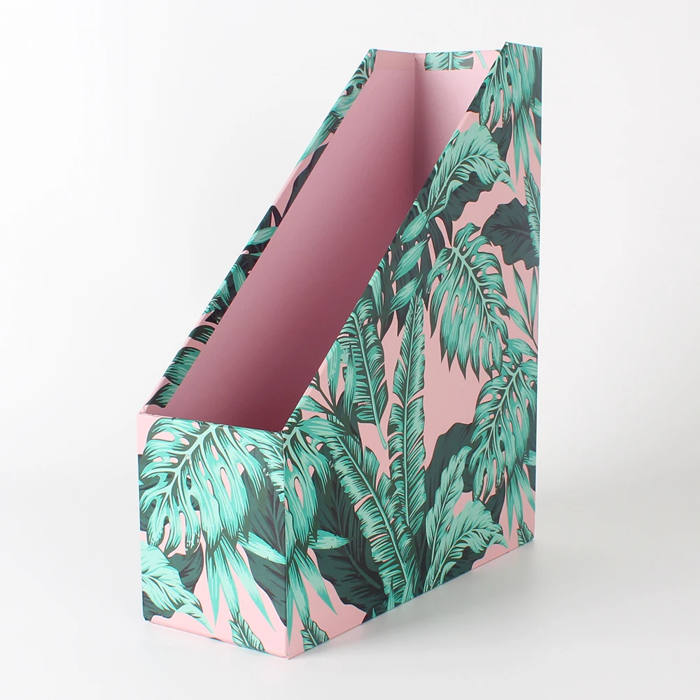 Multiple Compartment Sturdy Box Magazine File Storage Organizer Desktop A4 Folder Box File