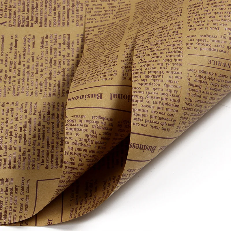 
decorative Newspaper craft paper newspaper wrapping paper 
