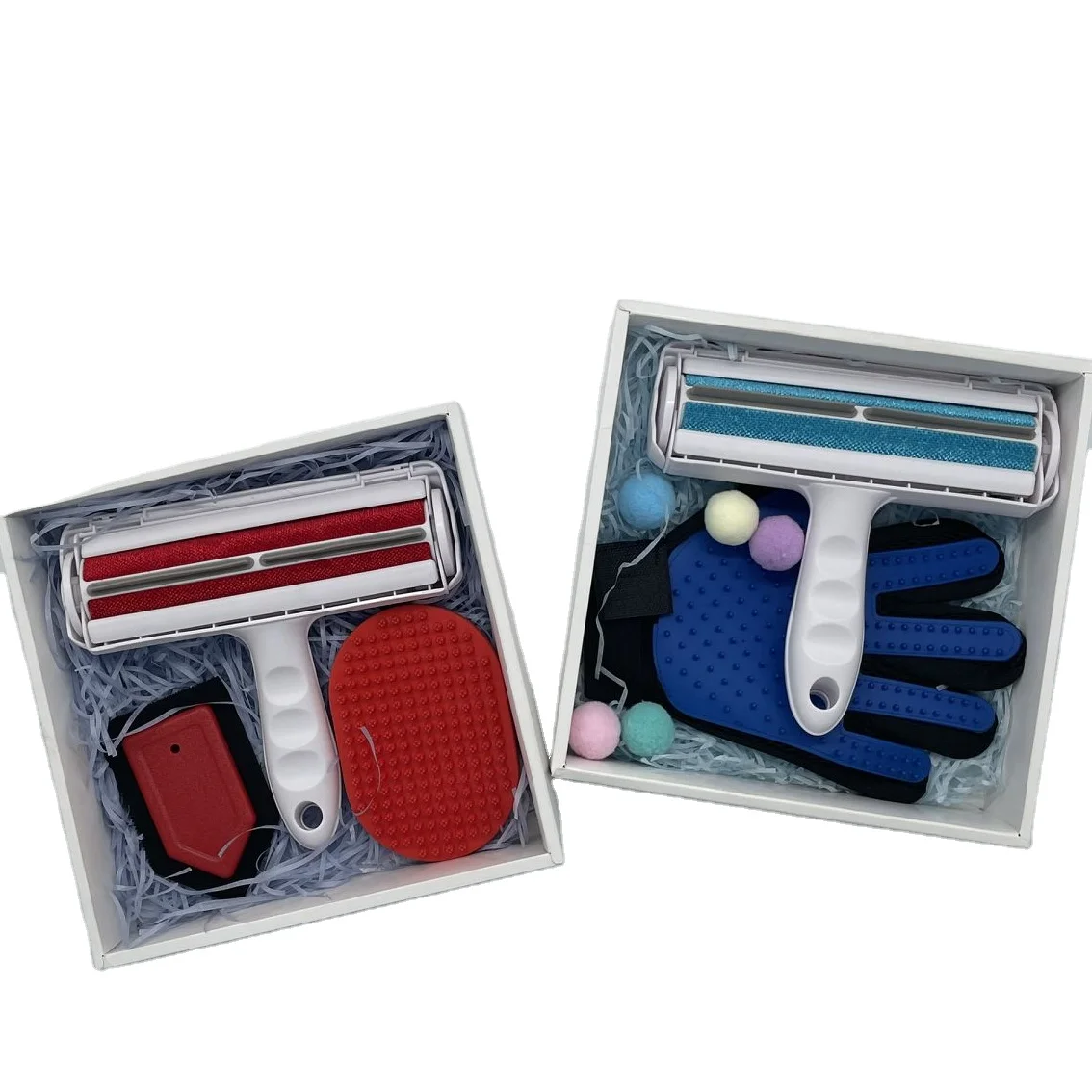  combination pack series pet hair removal roller and glove cat dog lint cleaning brush