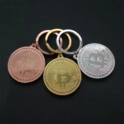 Custom Company Logo Metal Die Cast Round Coin Metal Keychain Maker keyholder