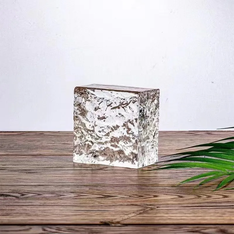 Beautiful Solid Clear Glass Brick