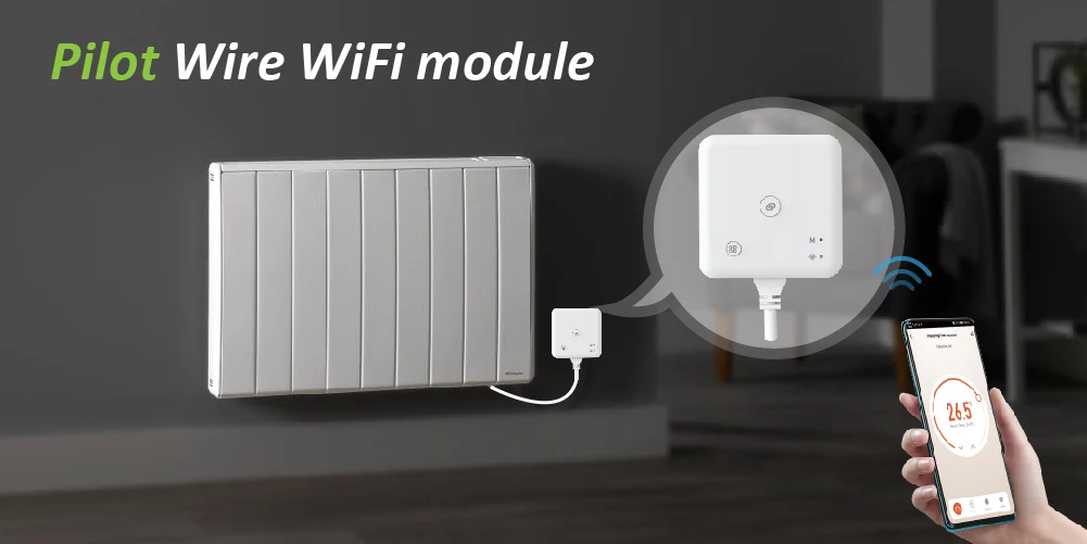 Programmable Thermostat for Electrcing Heating On/OFF or 6-Mode Pilot wire