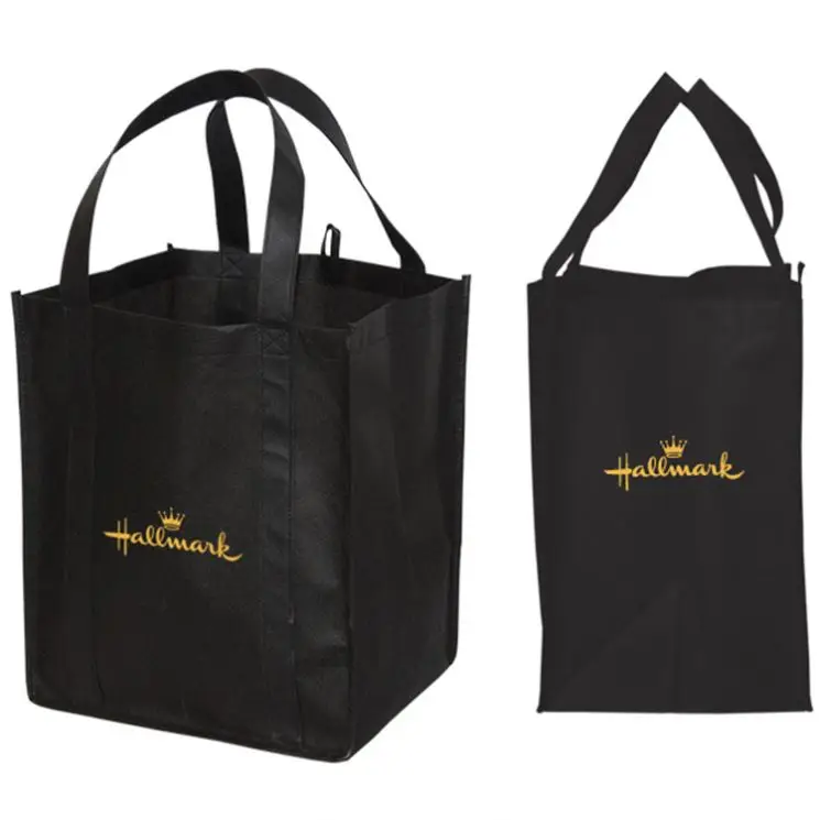 China Biodegradable Shopping Polypropylene Tote Non Woven Bag, Custom Logo Printed Reusable Bag