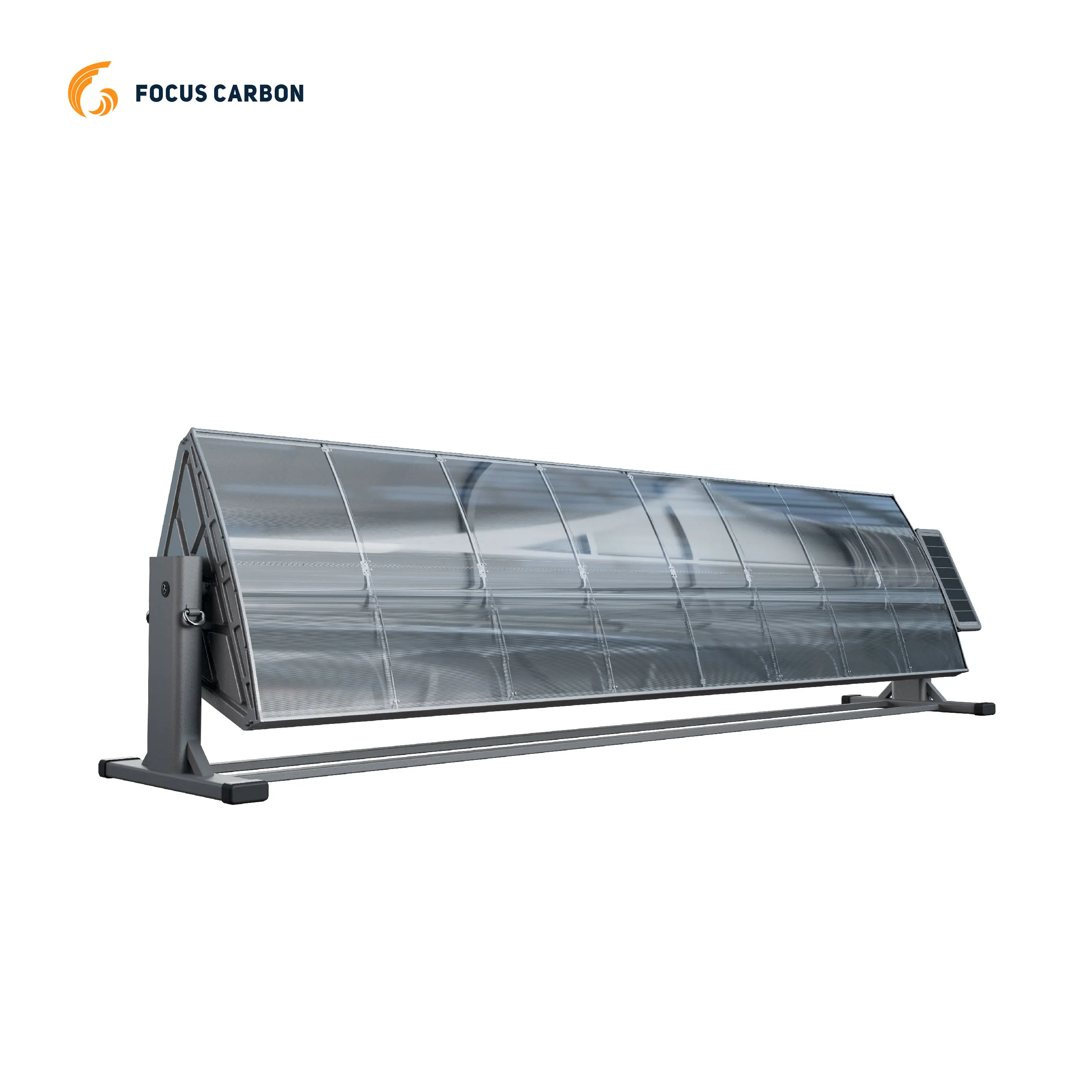 Focus Carbon Solar heater for parabolic trough condenser Solar Thermal Concentrator