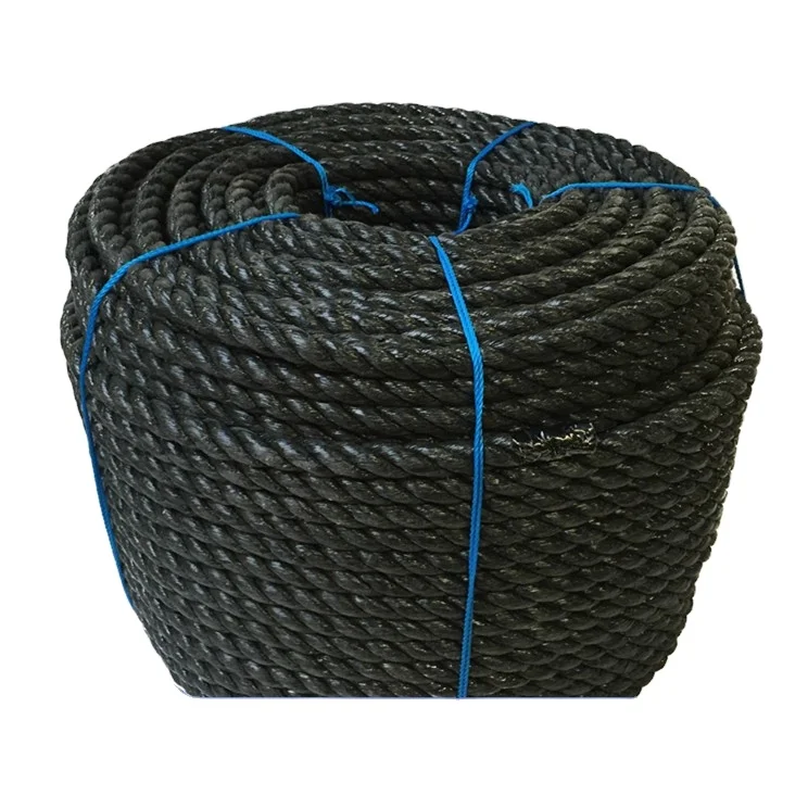 12mm Blue PP Split Film 3-strand Polypropylene Rope x 220 Metre Coil