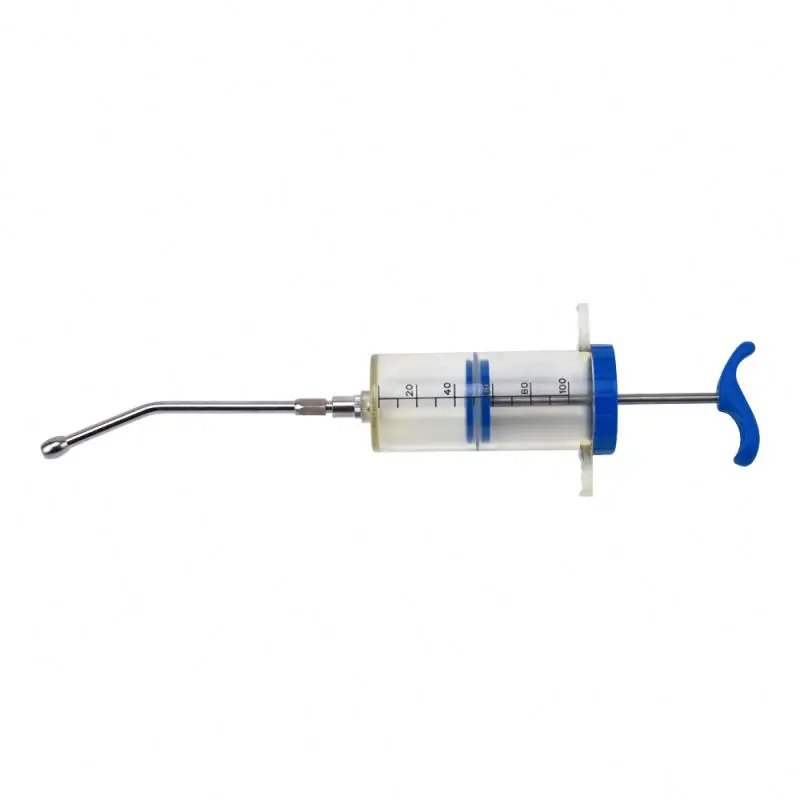 100ml automatic self-filling syringe drencher gun plastic veterinary drench gun