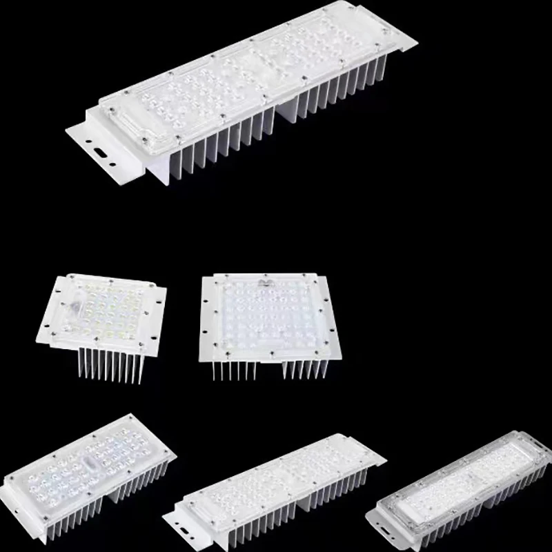 Наружная суперъяркость ip65 5700k 2835 5050 smd 20 Вт 30 Вт 40 Вт 50 Вт светодиодный квадратный модуль Модуль объектива радиатор моноцветный циркулятор