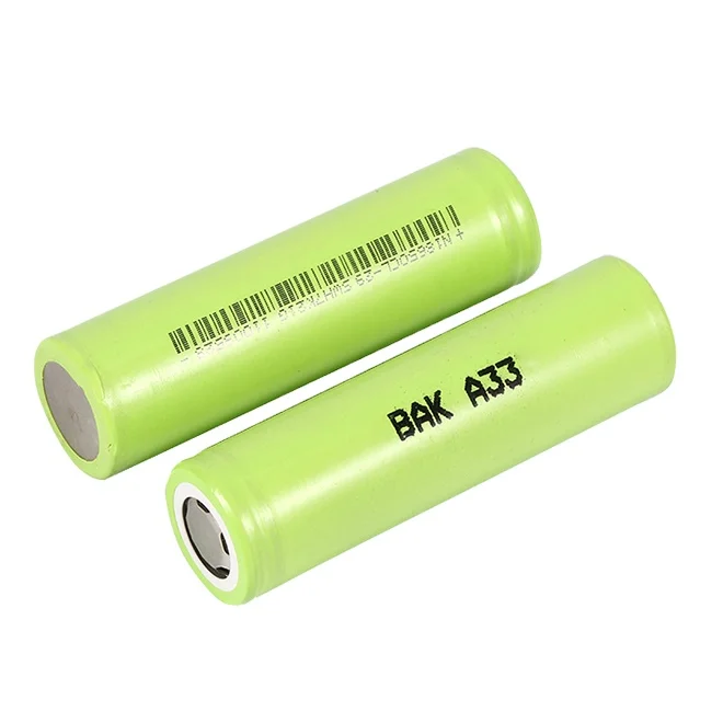 BIS Certificated 18650 BAK 2900mAh With New Date