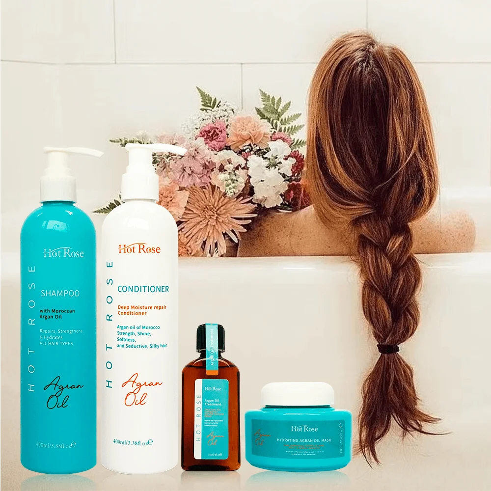 High Quality Herbal Argan Oil Hair Shampoo for Curly Hair