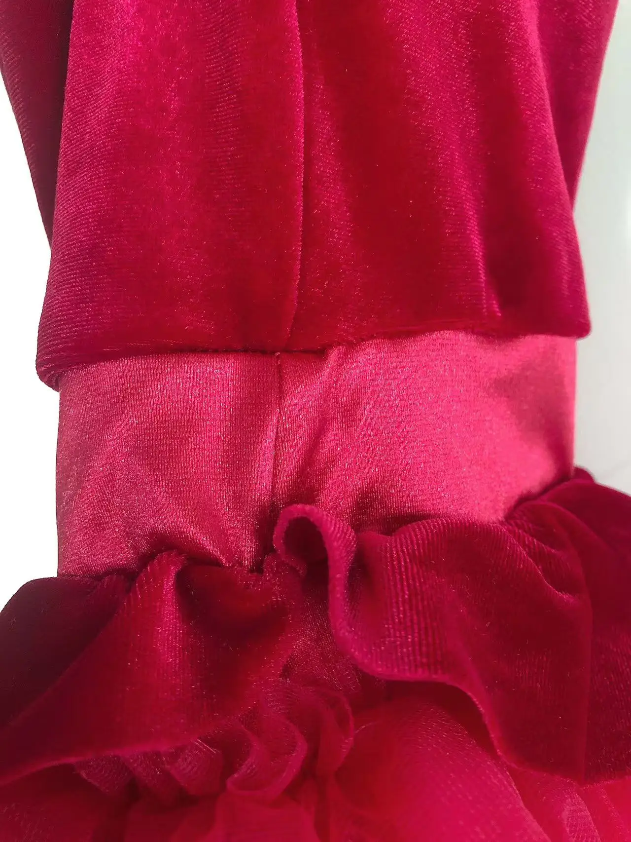 Beaded Floral Applique at Shoulder Polyester/Spandex Lyrical Jackets Velvet Bodice Top Skirt Cap Sleeve Dresses for Dance Wear