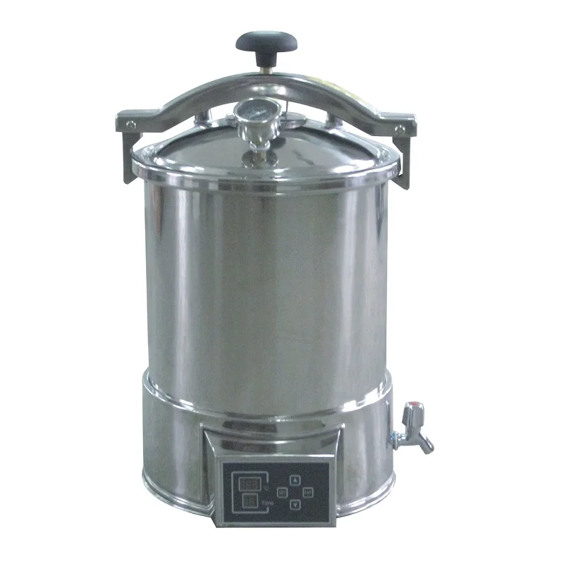 High quality Hospital Laboratory Portable Pressure Steam Sterilizer 24L Autoclave Machine Sterilization Equipments