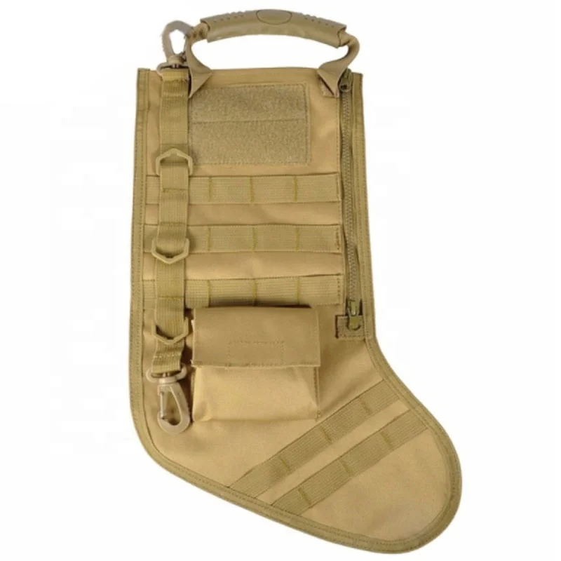 Wholesale Christmas Tactical Stocking Gift Pack Custom Practical Storage Bag