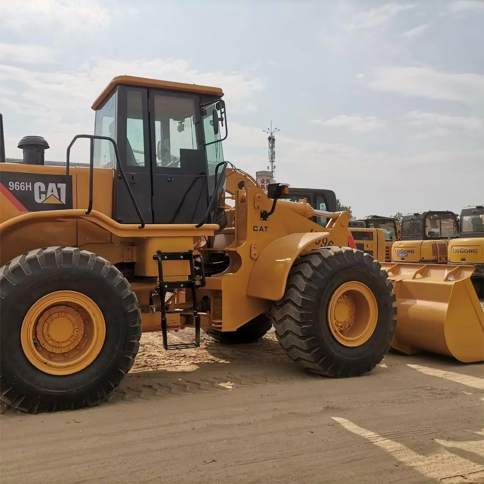 Used Good Condition Construction Site CAT 966H Payloader Machinery