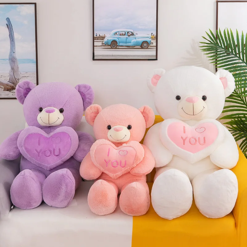 Plush Toy Giant Teddy Bear With Bow Tie Soft Toy Big Bear Pillow Stuffed Animals Dolls