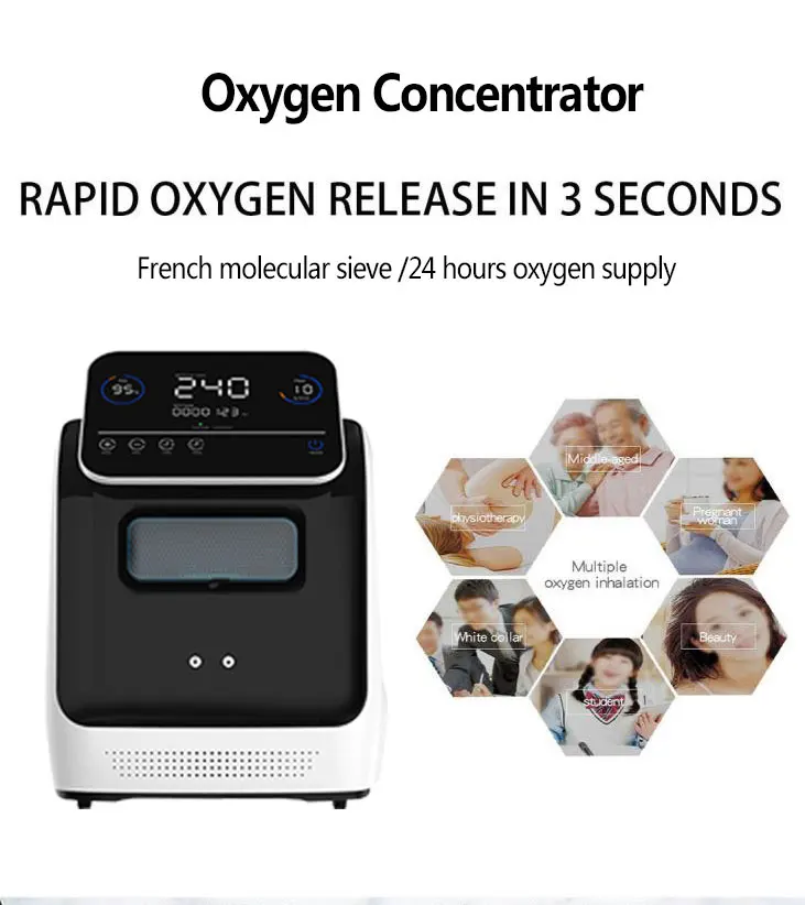 Xnuo портативный двойной поток 10 л Oxgen Oxigen генератор кислородный концентратор 5л медицинский