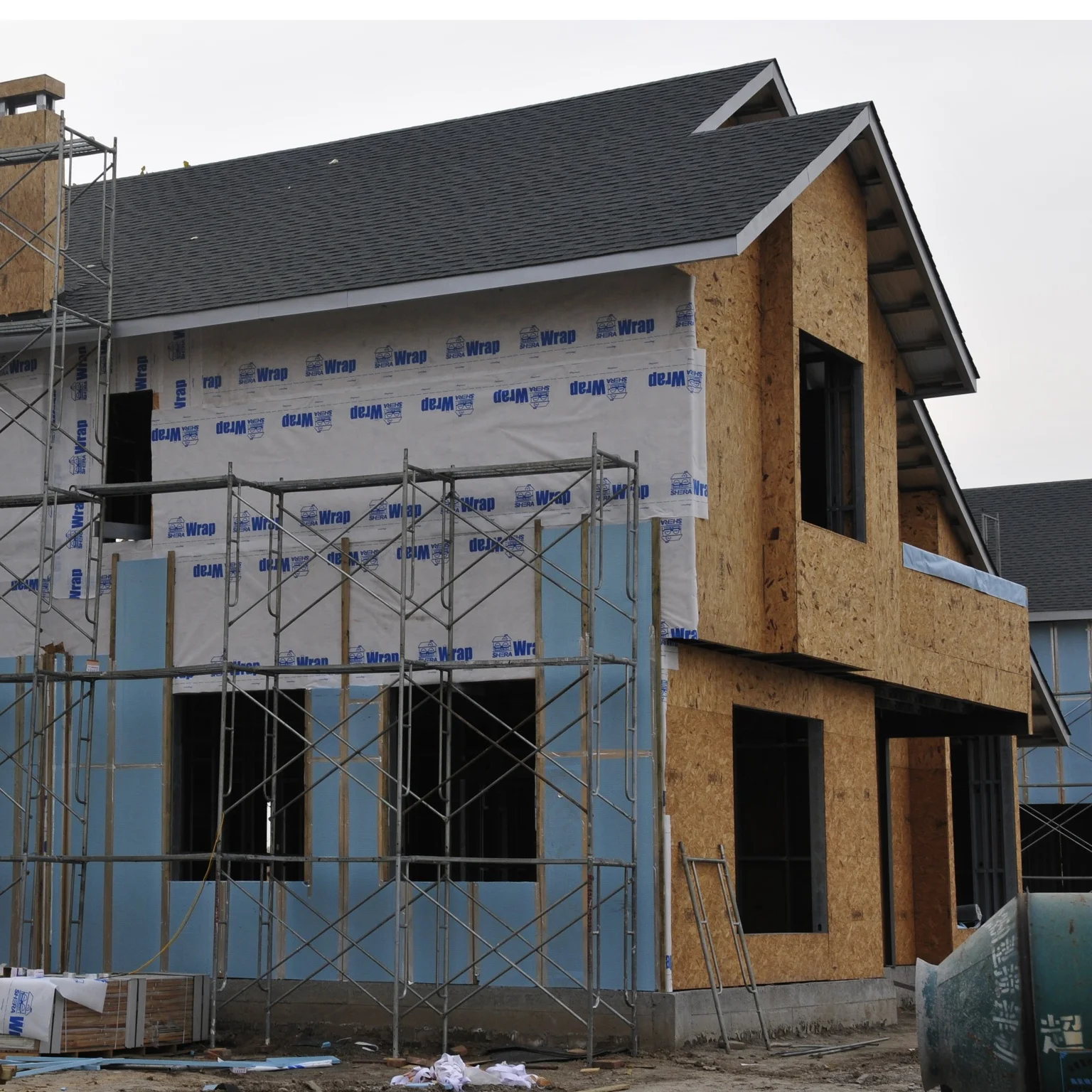 hot cheap cost luxurious light steel structural prefab modern simple small villas landscape architectural design for America