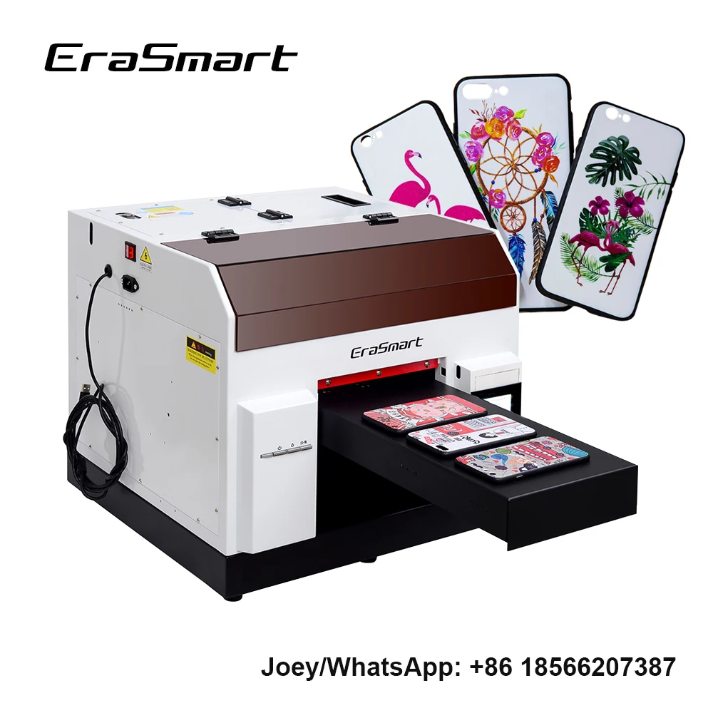 Erasmart Mini Impresora L800 Head Inkjet Printer Digital Printing Machine A4 Uv Printer For Phone Case