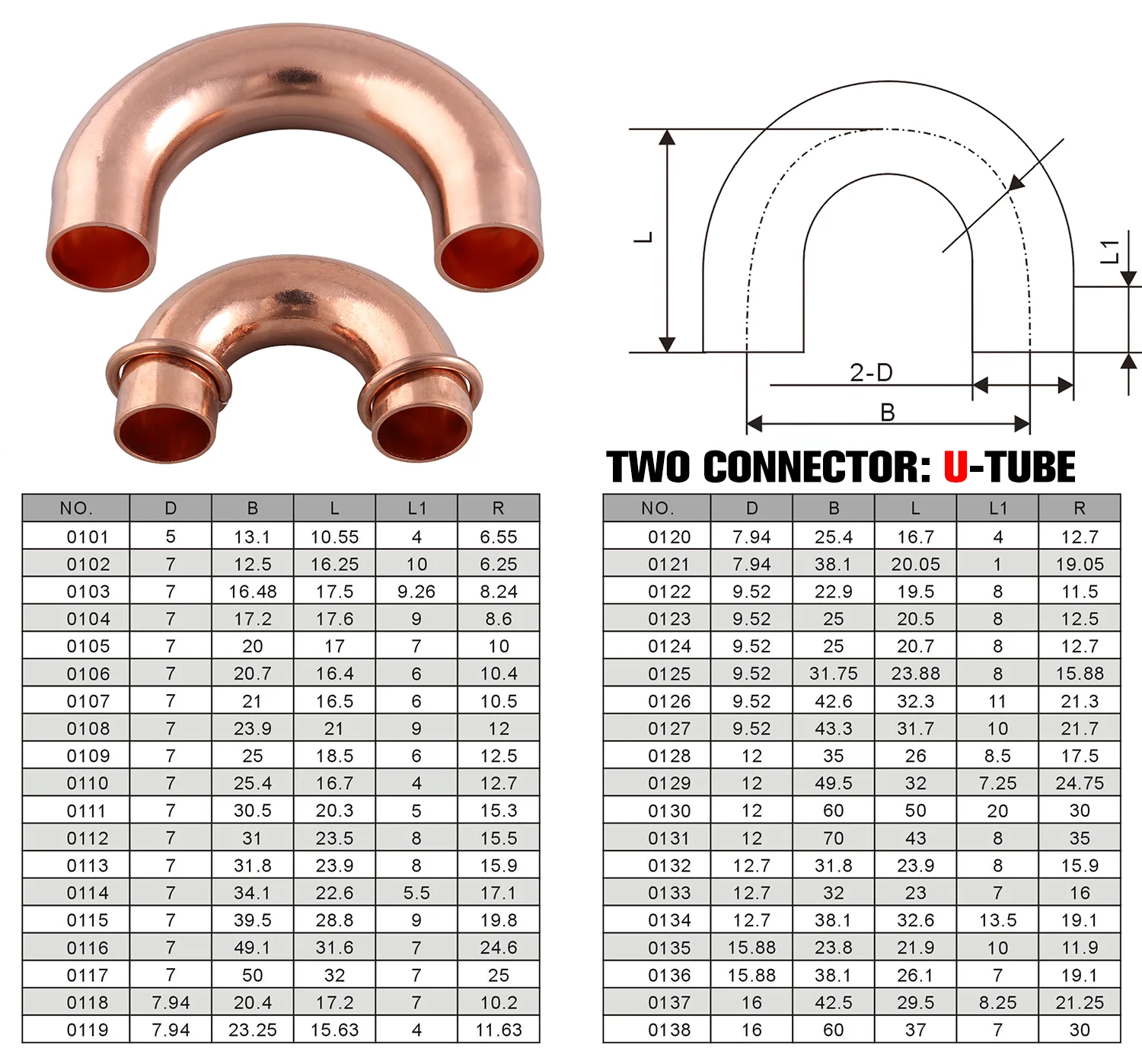 Hailiang refrigeration fittings copper elbow u bend copper tube pipe joint 3-way tee copper fitting for air conditioner