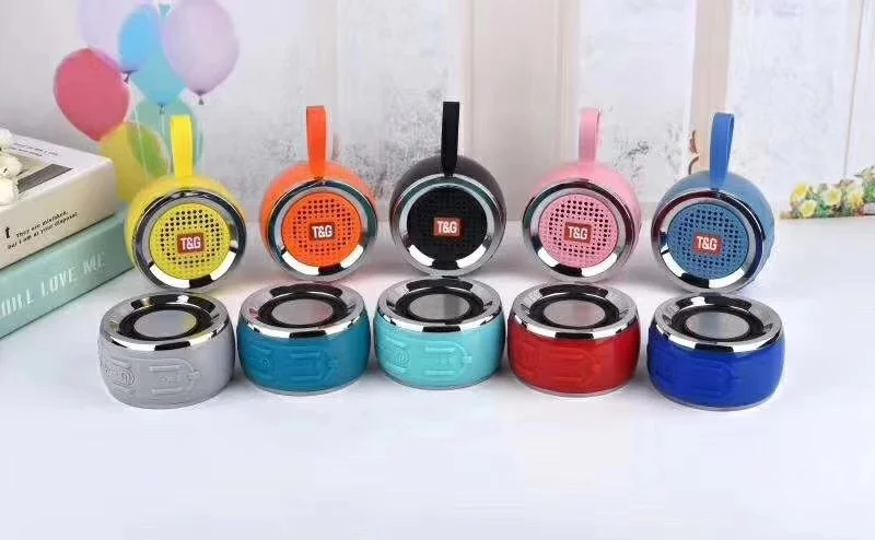 Colorful Outdoor Portable BT 5.0 mini Speaker stereo sound box Support FM TF Card USB AUX hands free TG146 wireless speaker