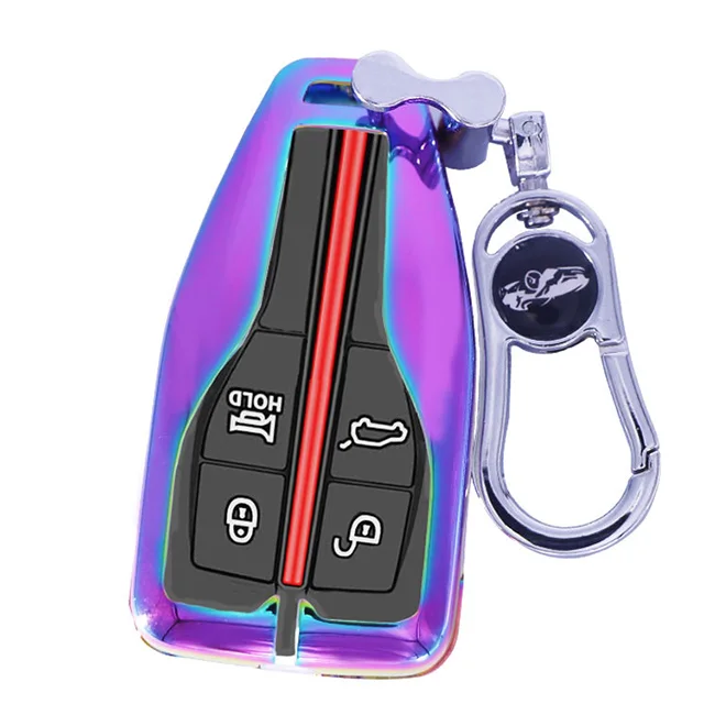 zinc alloy car key case shell for red flag| HongQi series car metal car key accessories