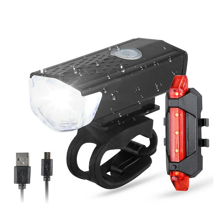 Waterproof High Lumen Bike Light Set Portable USB Rechargeable Bike Front Led Light Cycle Accessories Bike Light