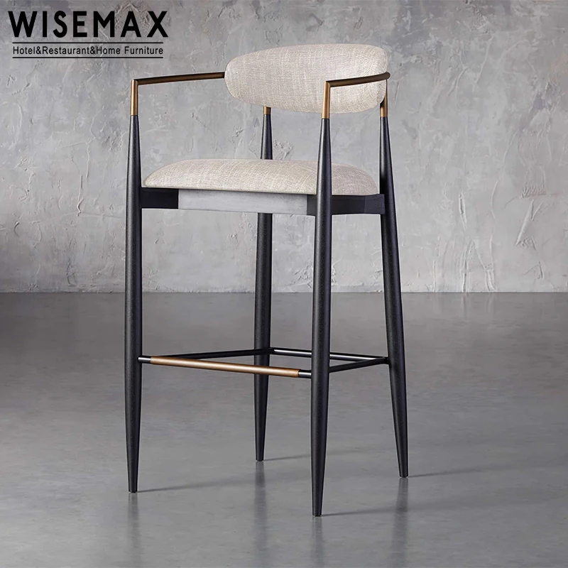 WISEMAX мебель деревянный барный стул высокий барные стулья для кухни Клубные кушетки набор мебели изогнутая спинка