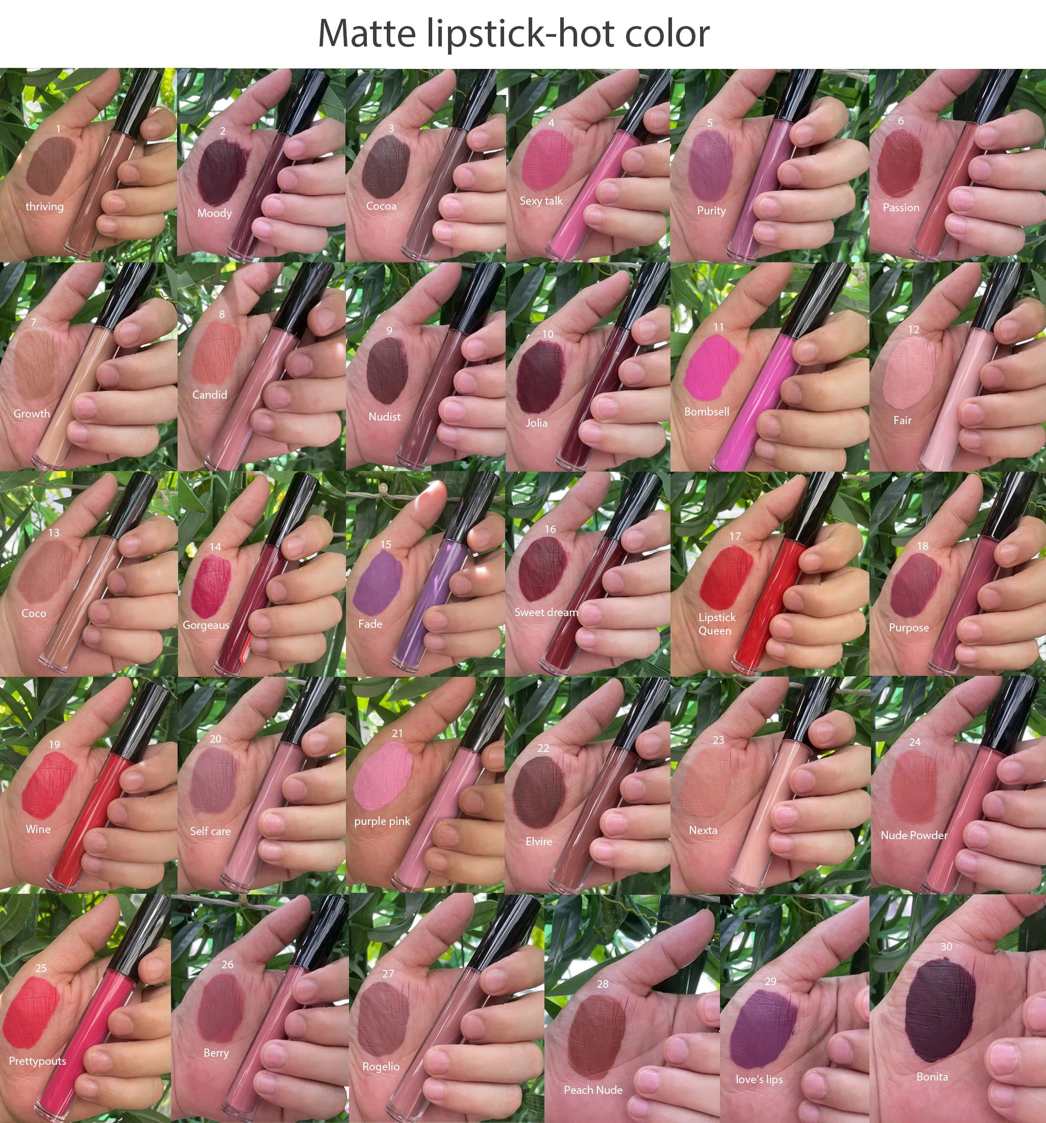 high quality matte lipgloss cosmetics wholesale waterproof liquid lip gloss private label