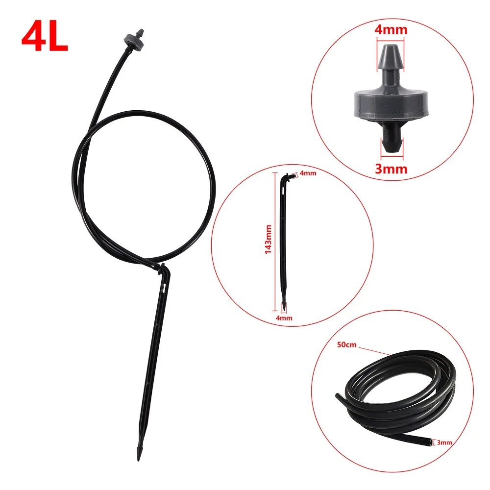 Drip irrigation System 2L/4L/8L Agriculture Watering Irrigation System Kits Bend Arrow Dripper