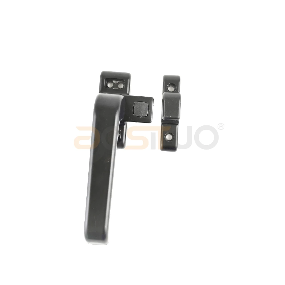 Middle East Market Aluminum Single Point Casement Window Handle Pull Sliding Window Door Handle Lock For UPVC Window