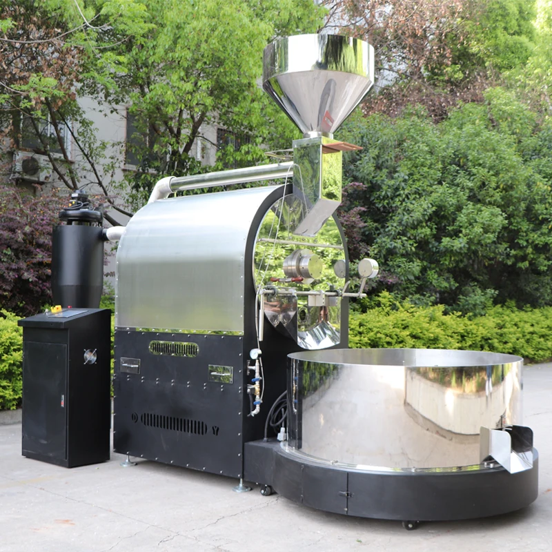 Idustrial 200kg 250kg 300kg Coffee bean hot air roaster/ LPG gas or nature gas heating mode