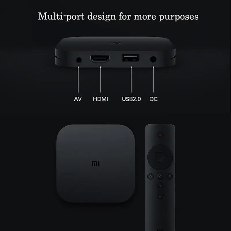 Xiaomi New Product Global Version Home Strong 4k Android Media Streaming Smart Digital TV Set Top Box
