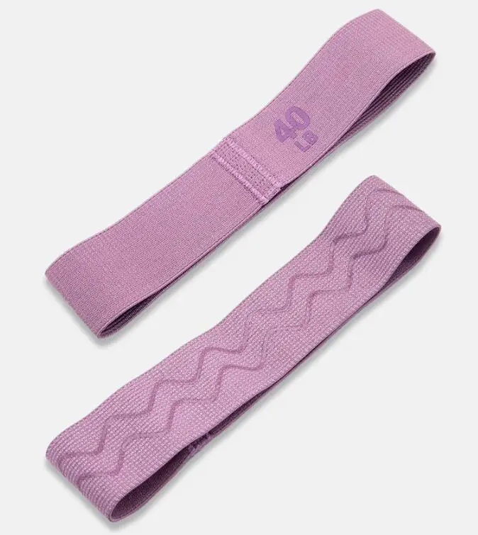 hip resistance band set for women glute squat training custom printed exercise fabric booty bands gym yoga fitness