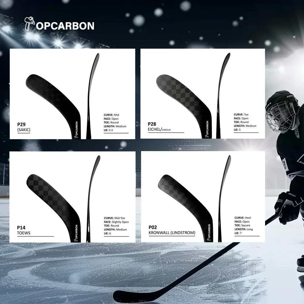 High Strength Composite Ice Hockey Stick Professional OEM Carbon Fiber for Events