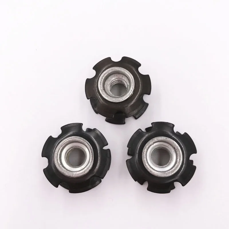 Stainless Steel M6x14l Round Tube Inserts Nuts Manufacturer Crown Nuts