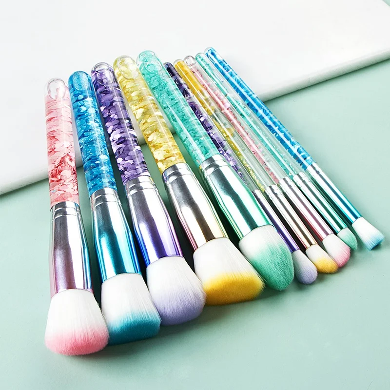 
Sailor Moon Small Quicksand Colorful 10 Piece Small Docolor Dream Of Color Makeup Brush Set 