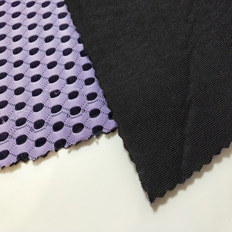 1-3mm thickness tear resistant yarn dyed 100% polyester 3d air mesh fabric for clothes chair pad car