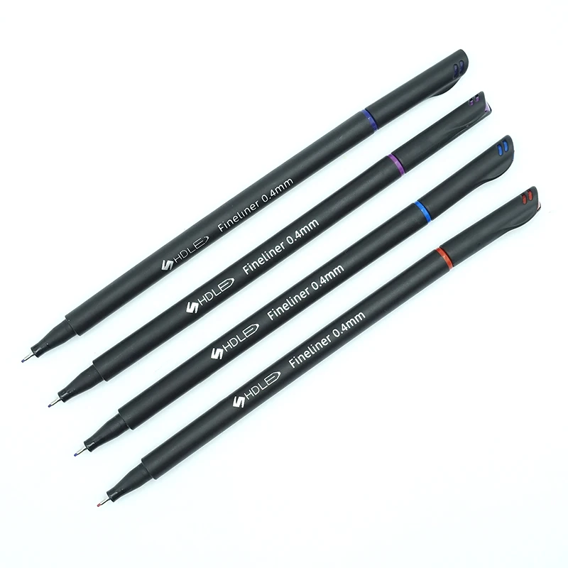 Оптовая продажа 0 4 мм черный блокноты для заметок файнлайнер эскизов рисунок пером Арт Набор