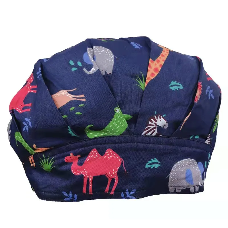 reusable Patient Nurse Use Hair Surgical Caps Woven Surgical Bouffant Cap